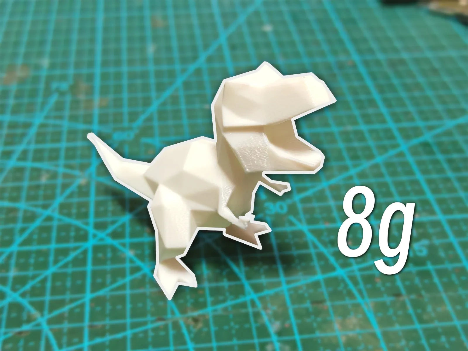 仅需8g耗材的低多边形霸王龙Low-poly U2933