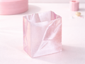 Aesthetic translucent paper bag vase
