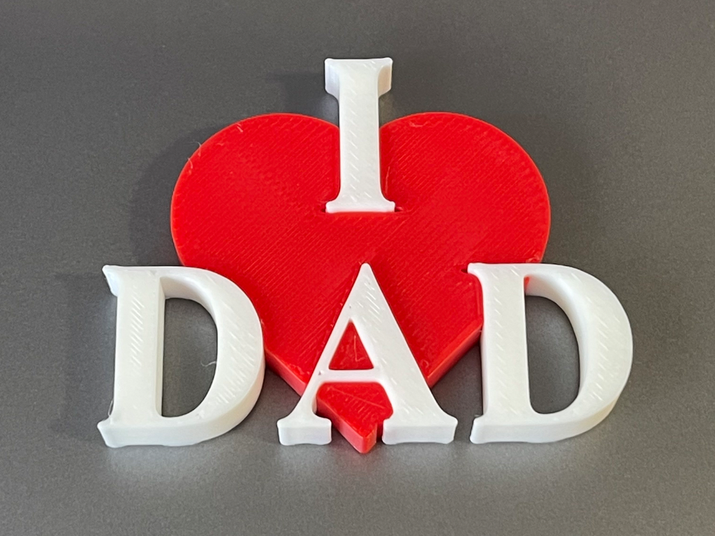 I Love Dad Magnet