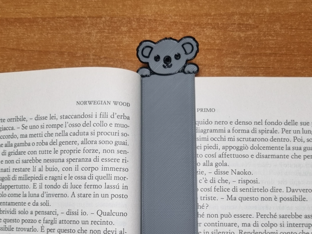 Cute Koala Bookmark (No AMS)