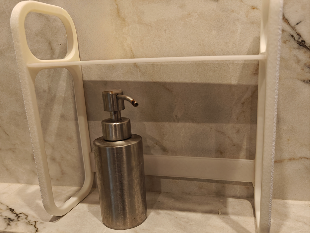 Bath items shelf