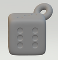 Dice earring/keyring