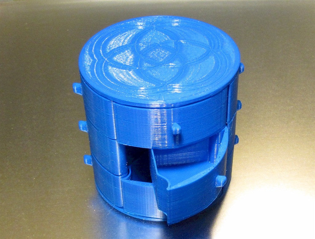 Print-In-Place 12 Drawer Jewelry Box