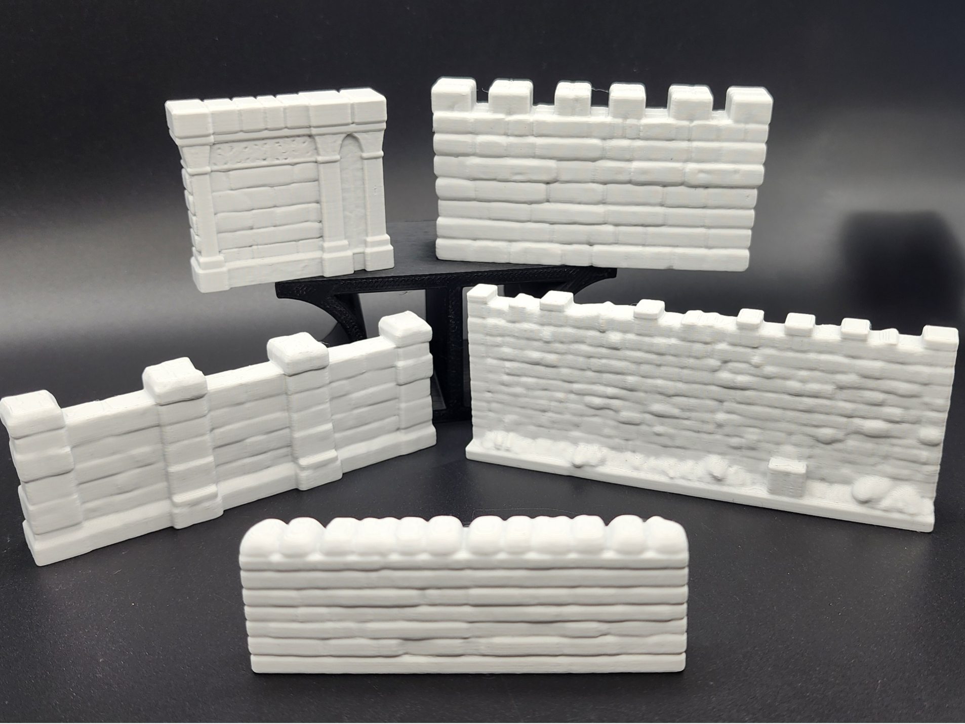 5 Stone Wall Miniatures