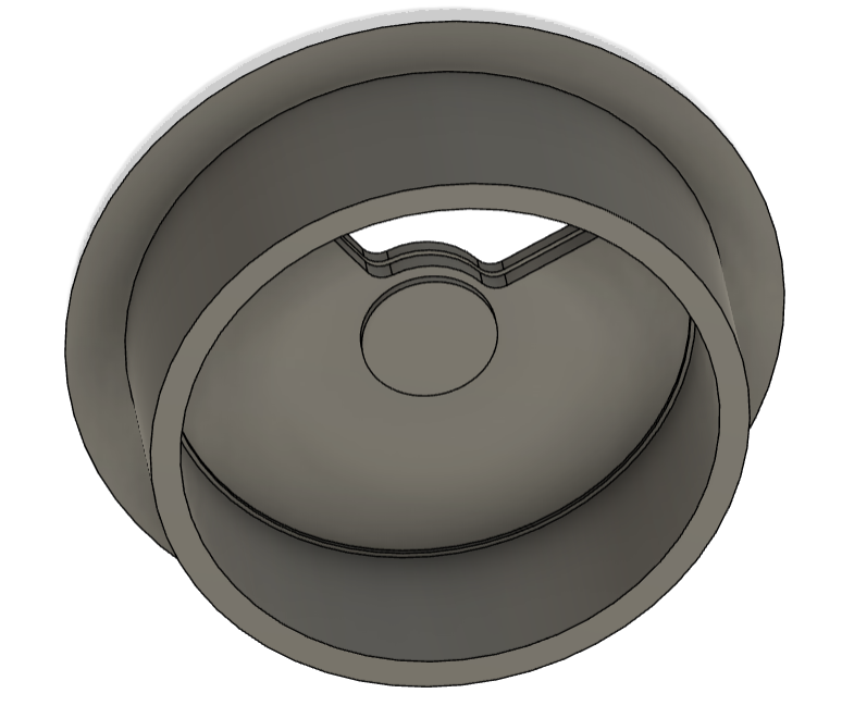 End cap & retention ring for "P... Cable Grommet"