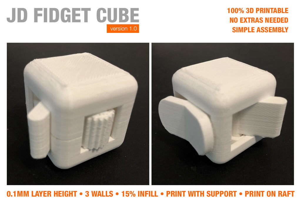 JD FIDGET CUBE
