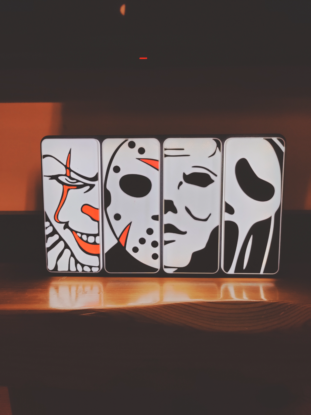 Horror movie tile light box