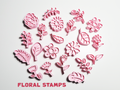 Flower and Leaves Stamp Set