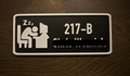 Blank Office Name Plate Icon on Left