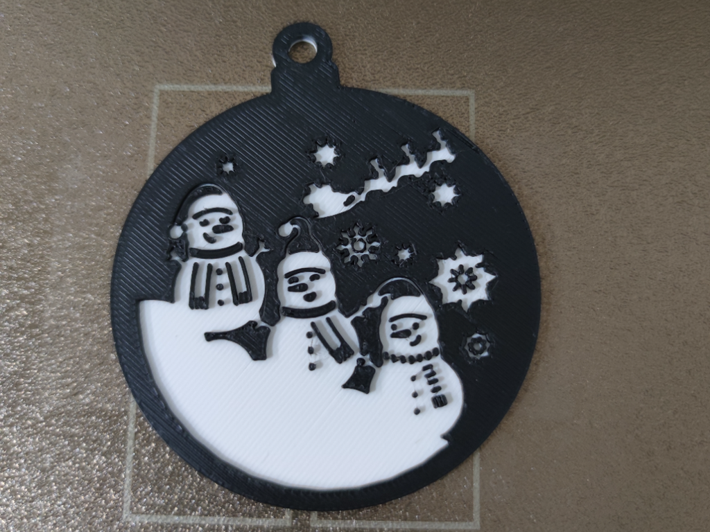 3D Christmas Ornament for Printing