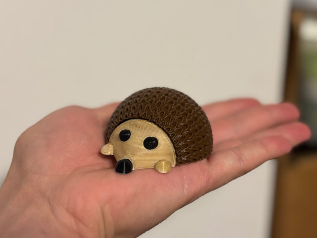 Buildable Knitted Hedgehog