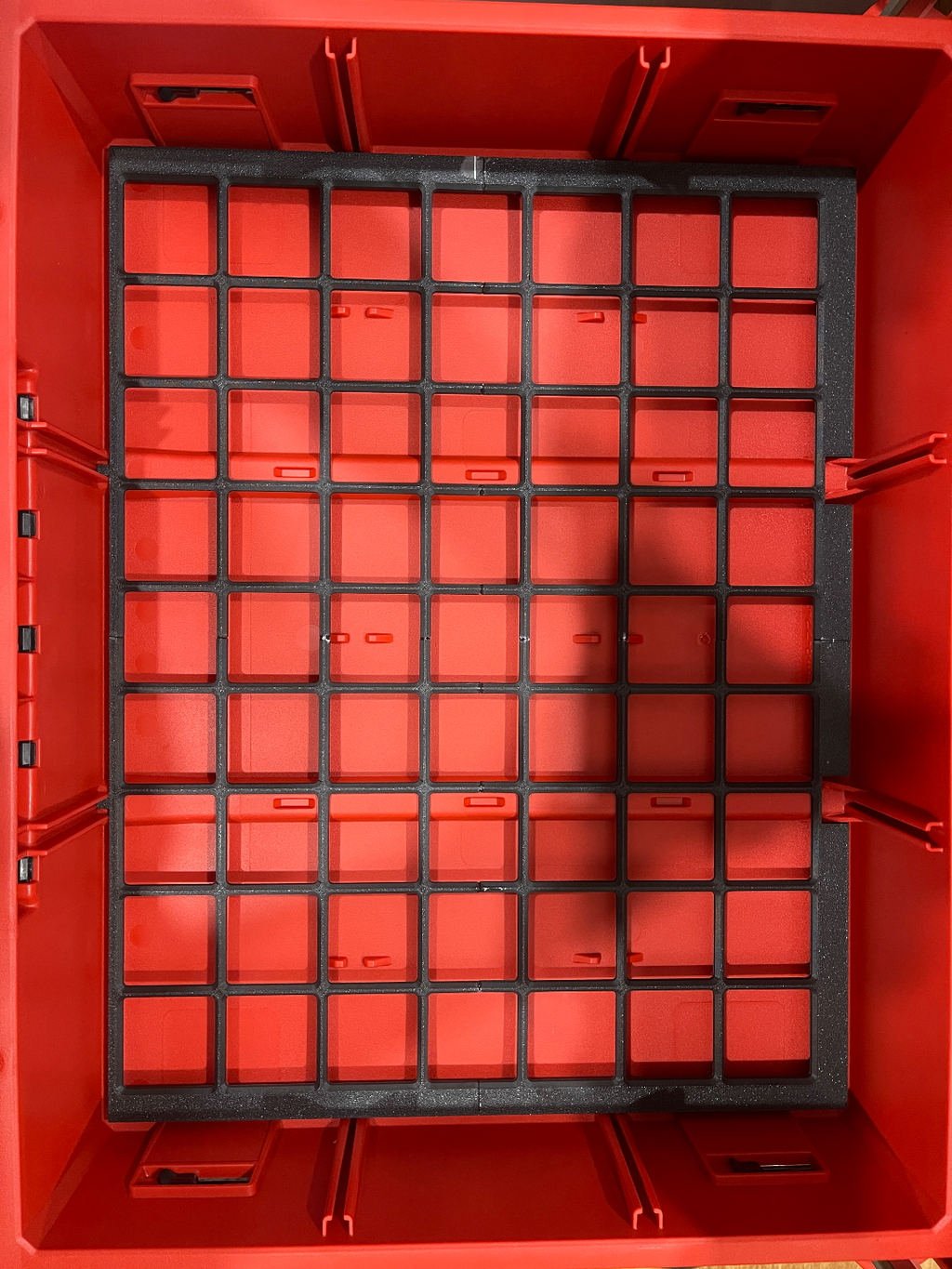 3 Drawer Packout Gridfinity Base Grid