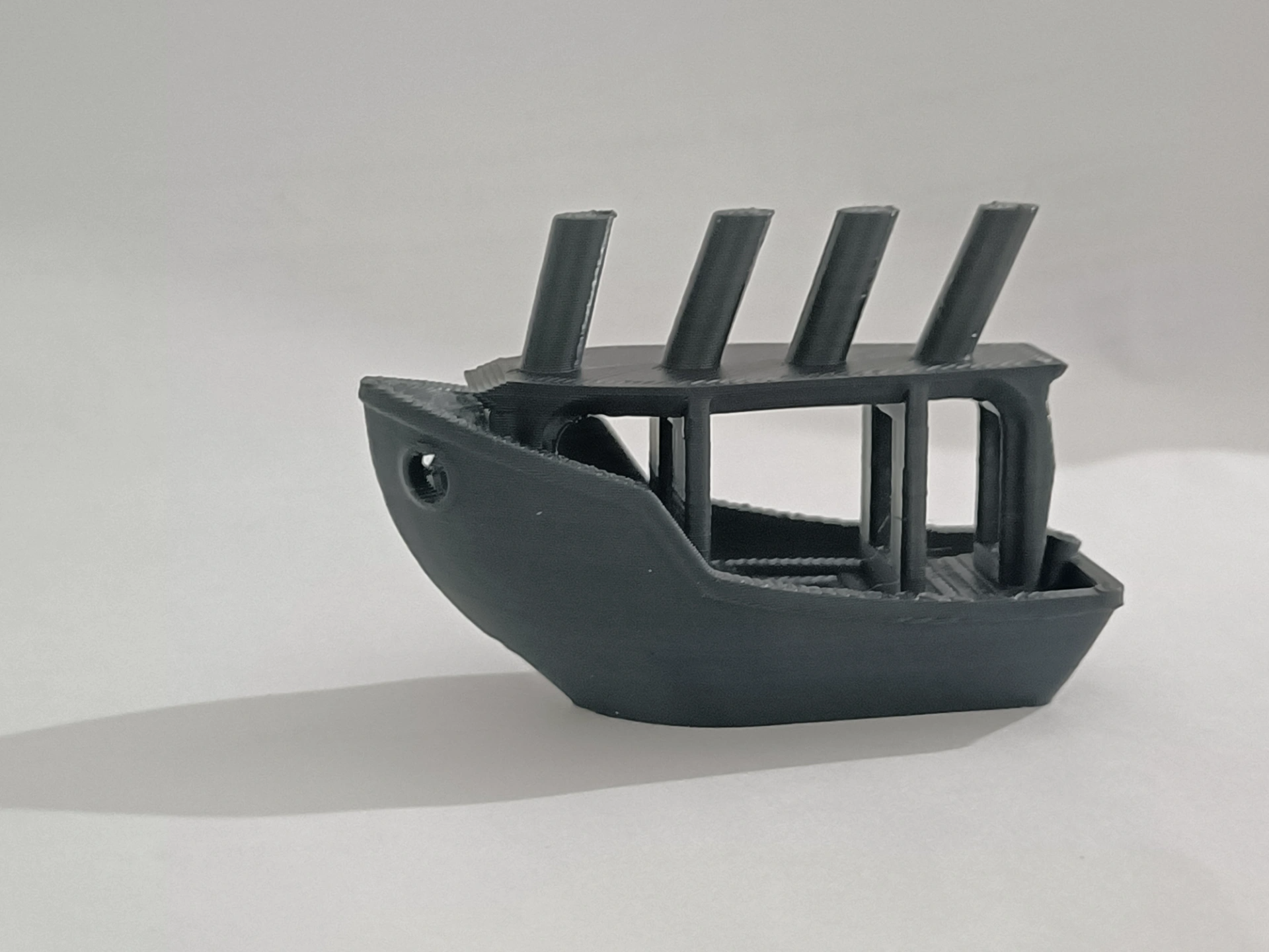 Benchy test stringing/ironing/bridge