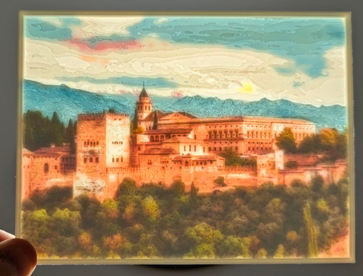 Color Litophane ALHAMBRA