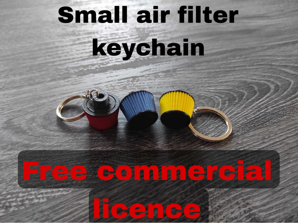 Small Air filter keychain