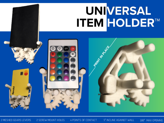 Universal Item Holder (Print in Place)