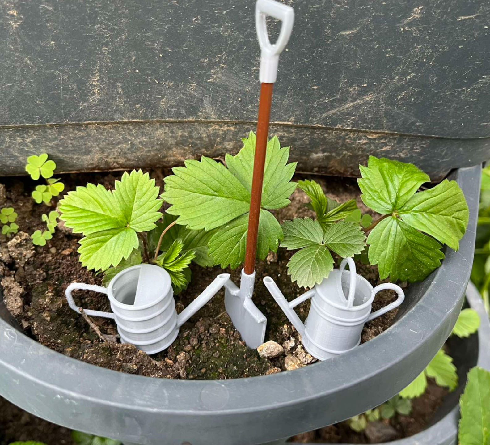 Watering can 1:10 and 1:12, miniature, diorama