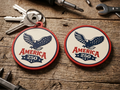 America 250 Commemorative Eagle Keychain