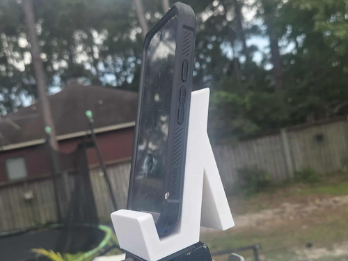 "Snap stand" phone mount/stand for desk/tripod