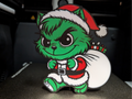 Grinch Cat Christmas Decoration
