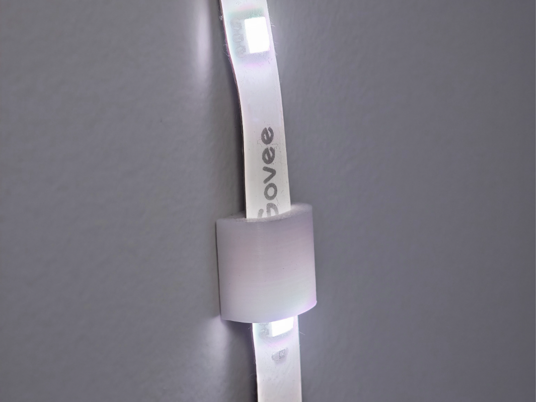 Wall led strip support