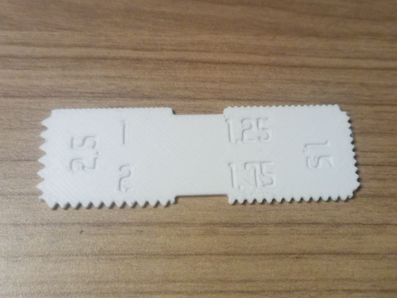 Metric thread gauges 1 - 2,5