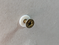 Dry wall/stud wall screw hole washer/cover