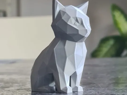 Low poly cat