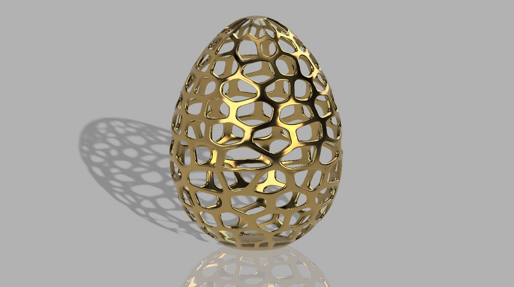 Voronoi Easter Egg