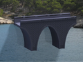Modular train bridge