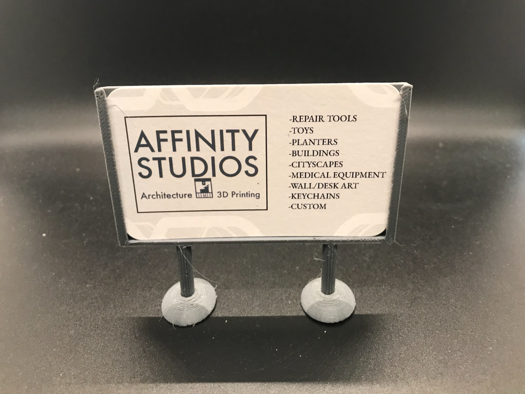 BillBoard Form V1 Business Card Holder