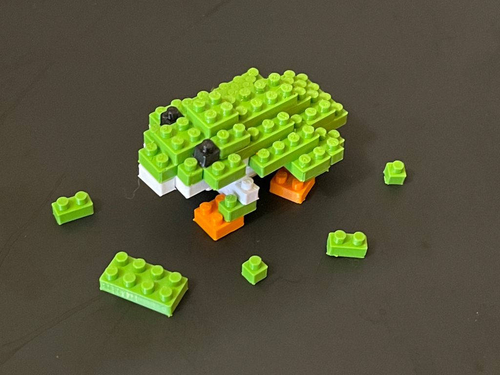 Nanoblock FROG 60 pieces building block toy