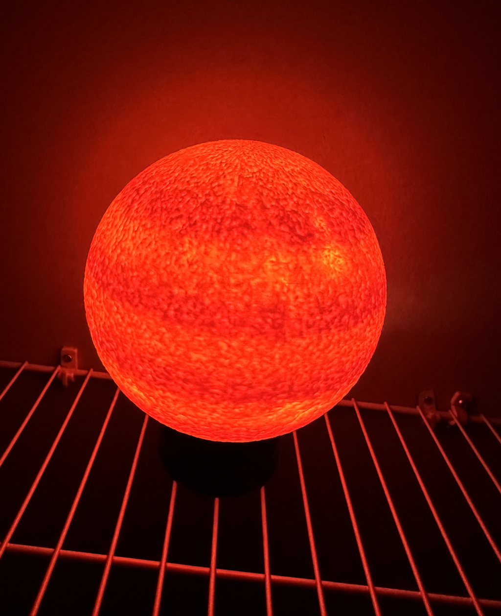 6in/152mm Sun Lithophane for Bambu Lamp Kit 001