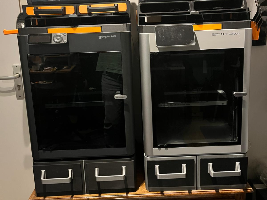 P2S/P1S/X1 Printer Riser, storage, poop
