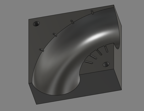2 Inch pipe cutting jig