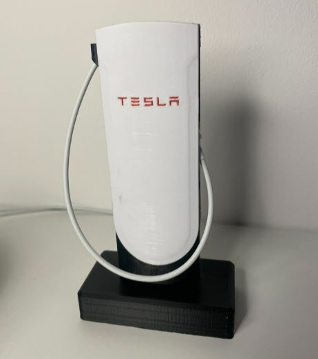 Tesla V4 Supercharger AMS Red Text