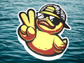 Cool Rubber Duck Wallart/Sign
