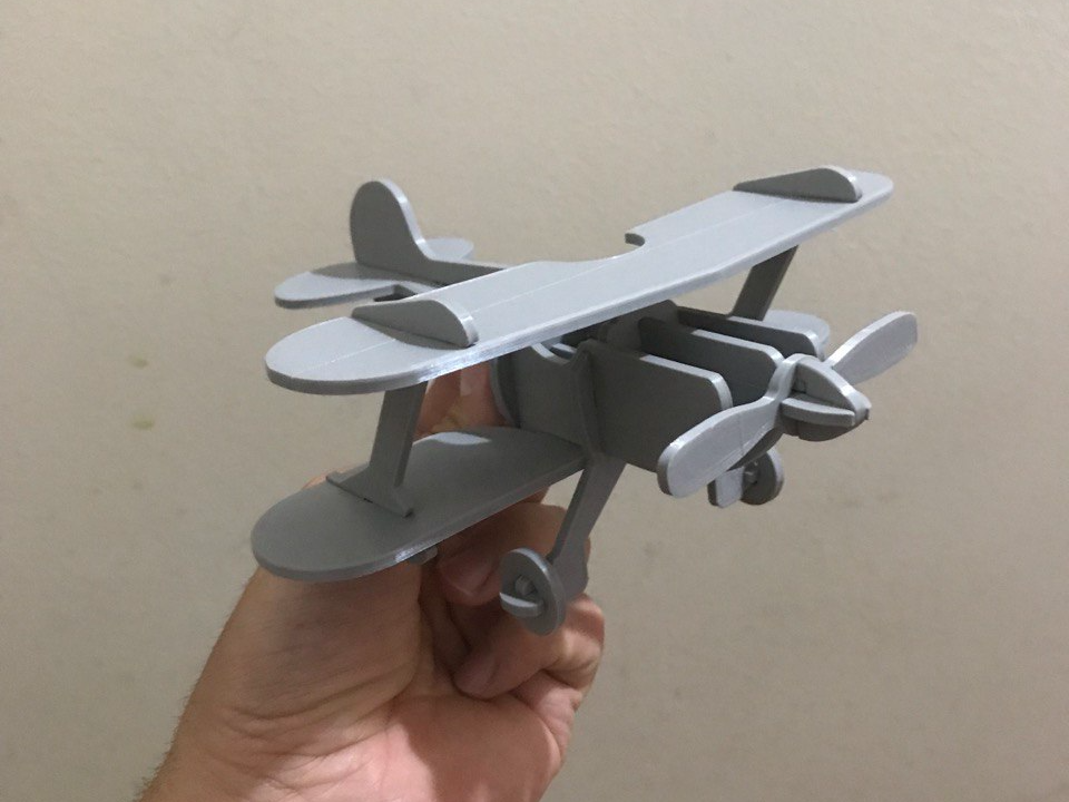 3D Puzzle Plane