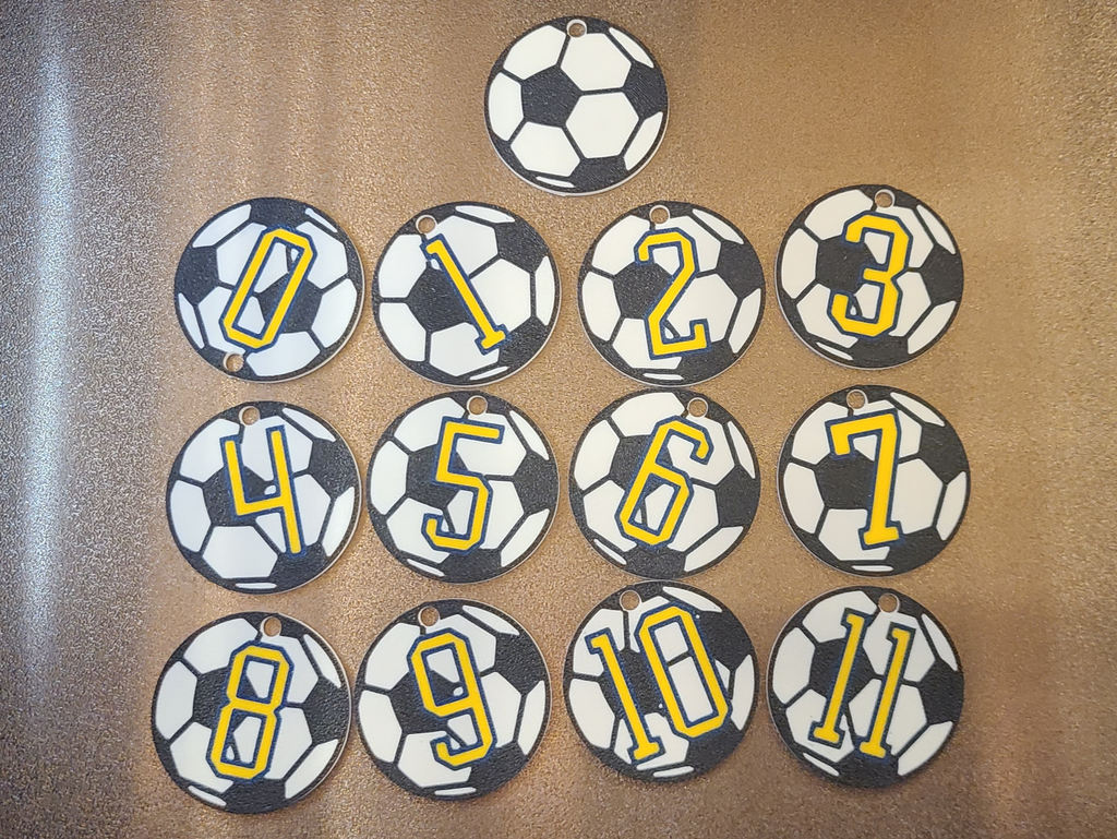 Soccer Ball Earrings/Keychain