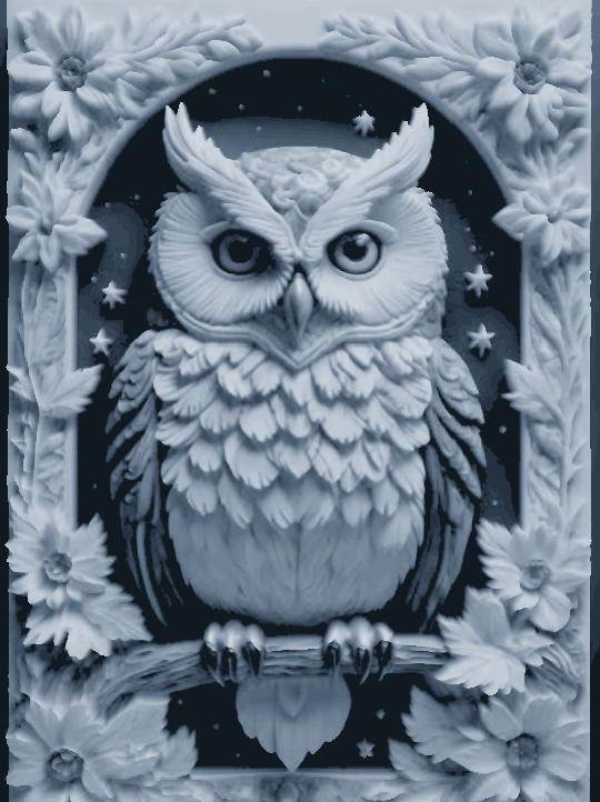 Majestic Owl - HueForgee