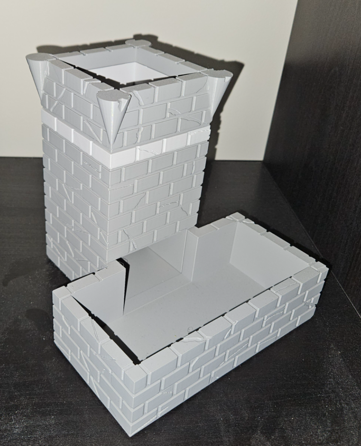 Dice tumbler Castle Tower