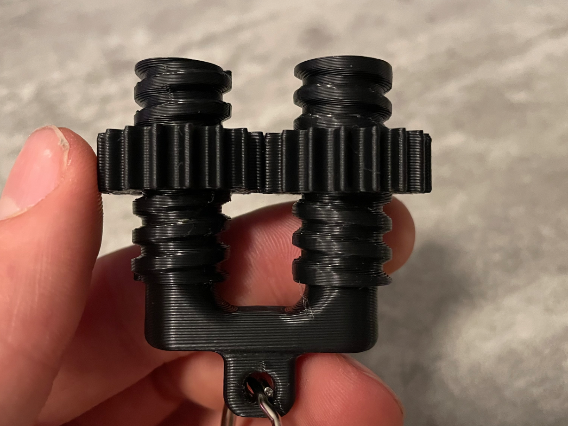 Fidget gear print in place
