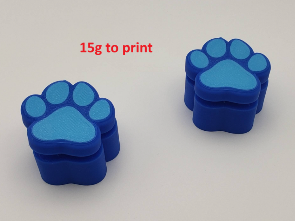 Small Paw Print Clicker