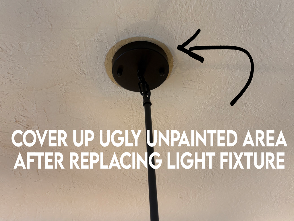 Unpainted Light Fixture Ring