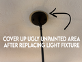 Unpainted Light Fixture Ring