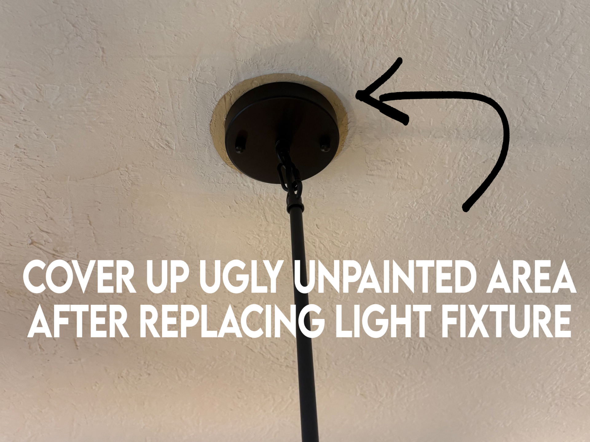 Unpainted Light Fixture Ring