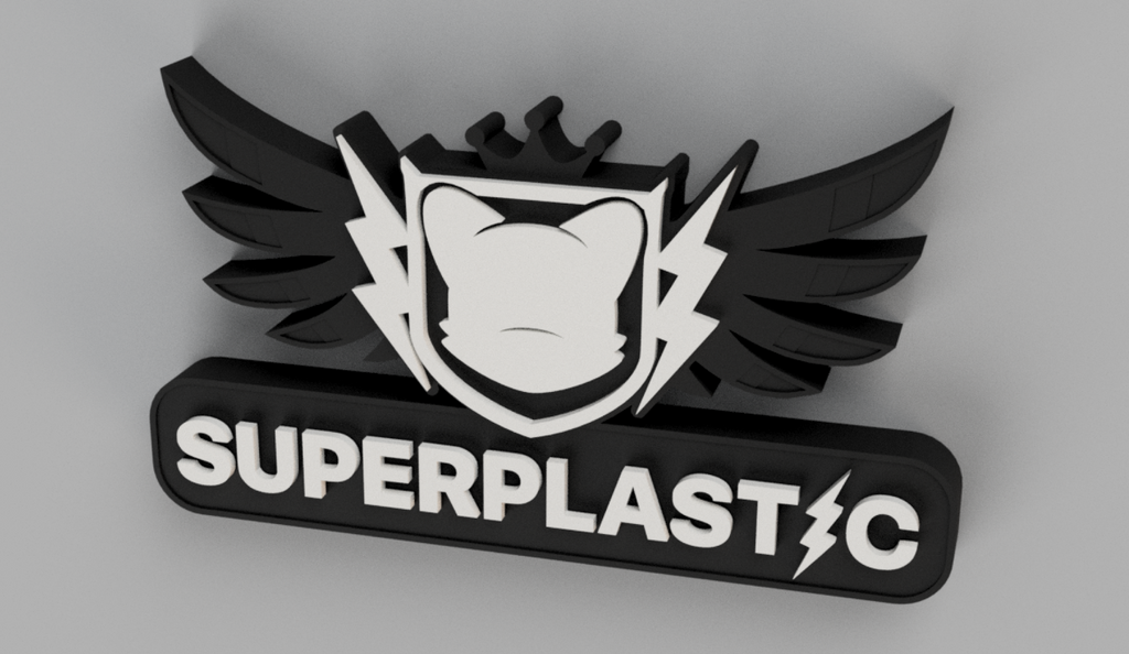 SuperPlastic Badge