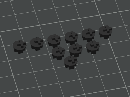 Keychron Low-Profile Stabilizer Adapters