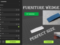 Custom Furniture Wedge