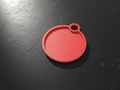 Simple Round Keychain Tag